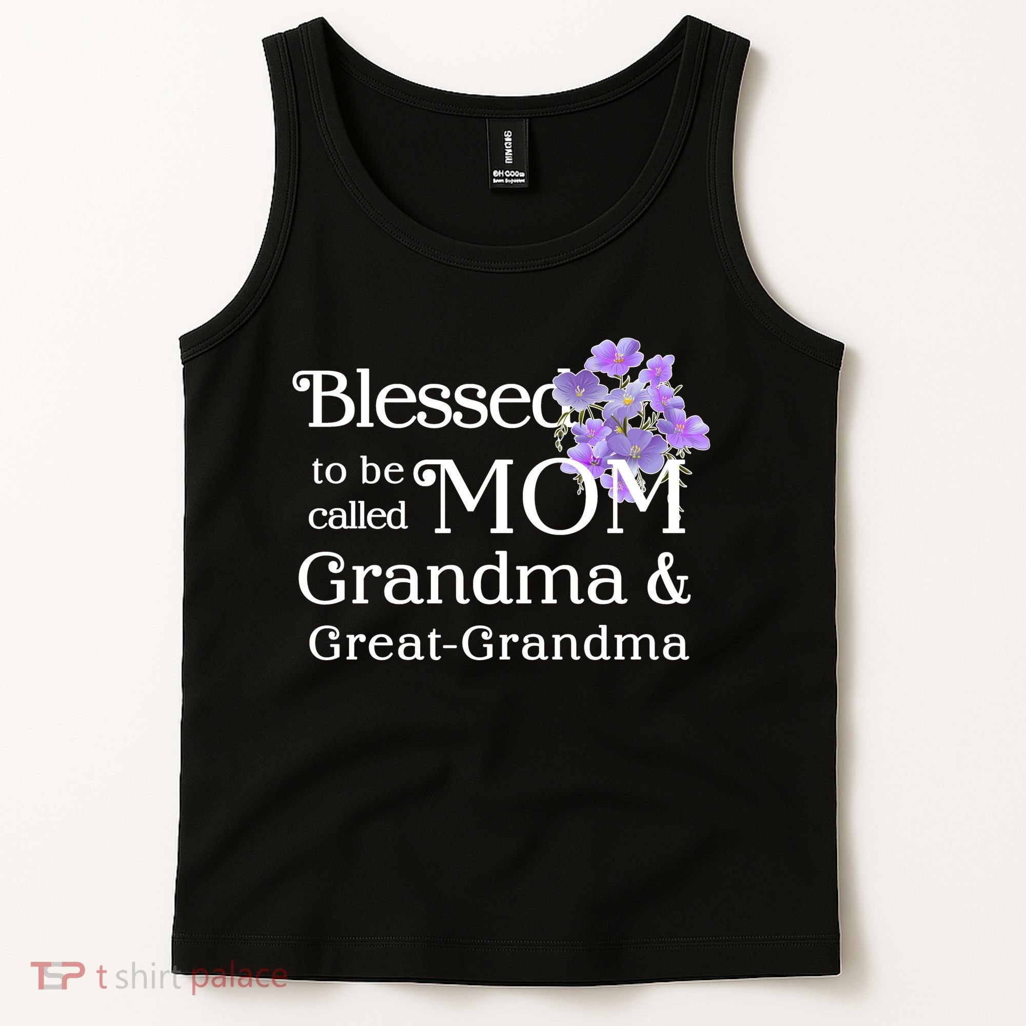 Blessed To Be Called Mom Grandma & Great Grandma Tank Top
