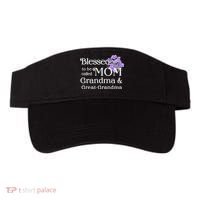 Blessed To Be Called Mom Grandma & Great Grandma Visor thumb 0