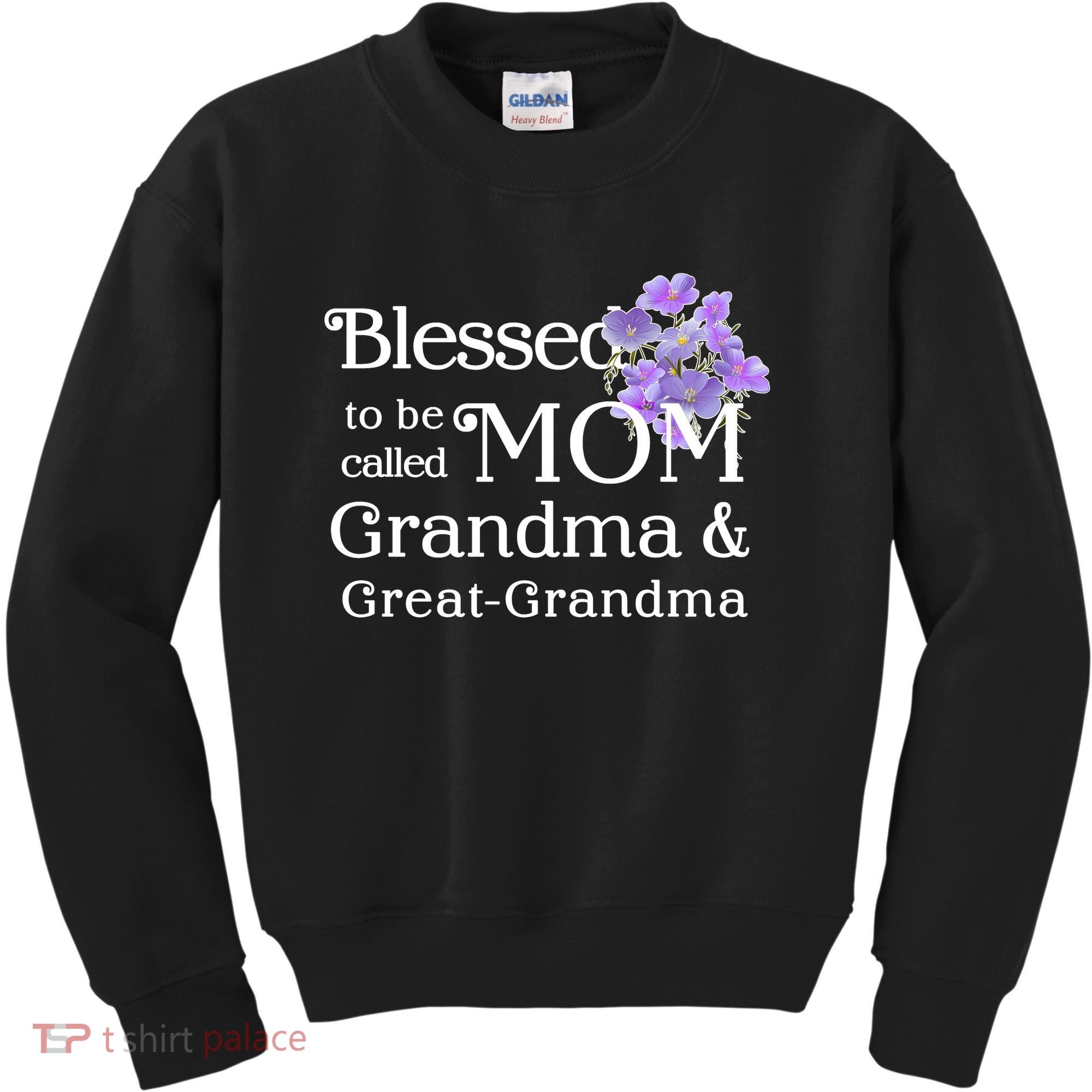 Blessed To Be Called Mom Grandma & Great Grandma Kids Sweatshirt