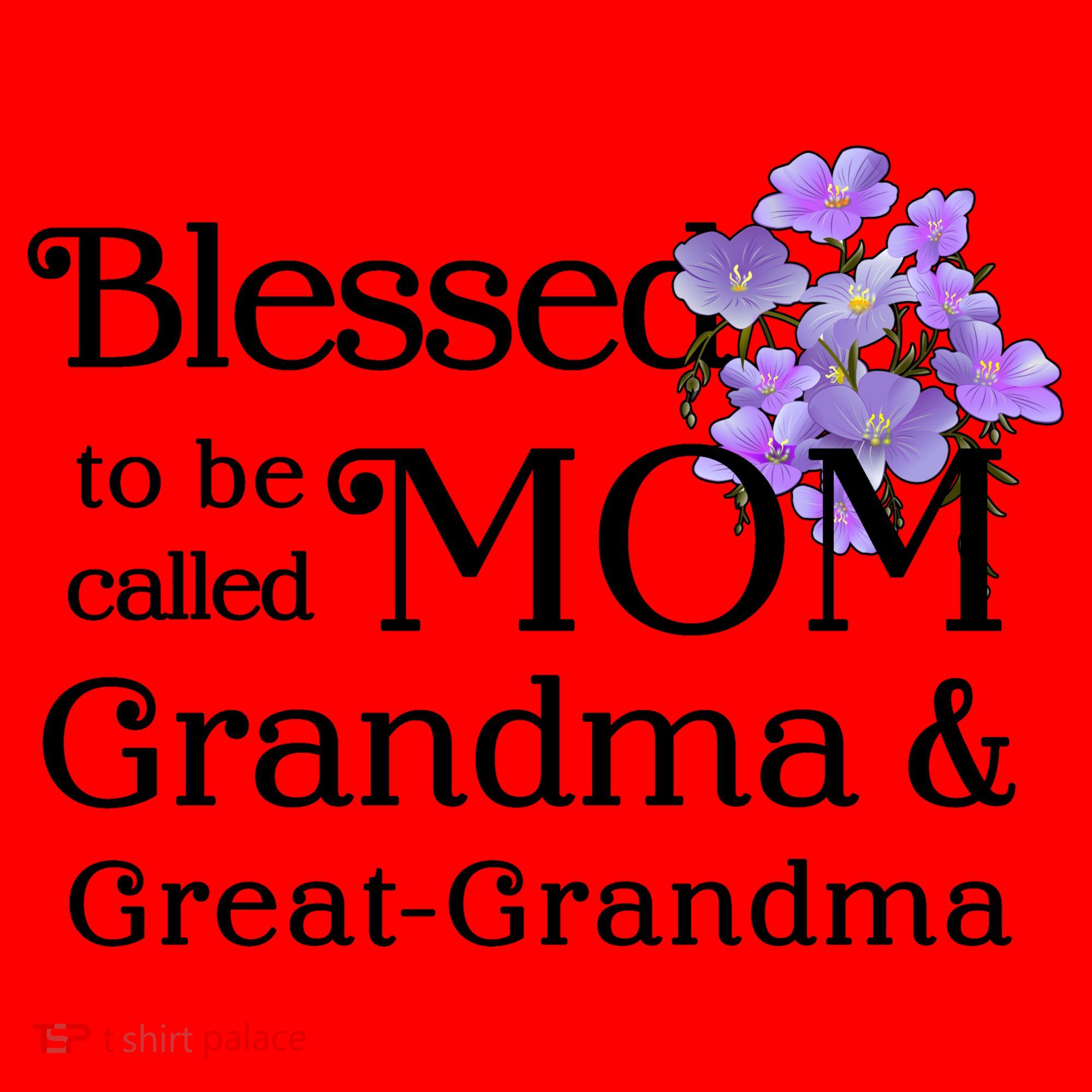 Blessed To Be Called Mom Grandma & Great Grandma Santa Hat