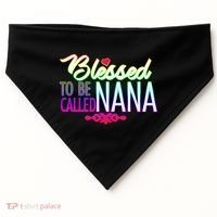Blessed To Be Called Nana USA-Made Doggie Bandana thumb 0