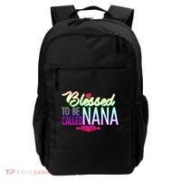 Blessed To Be Called Nana Backpack thumb 0