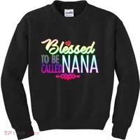 Blessed To Be Called Nana Kids Sweatshirt thumb 0