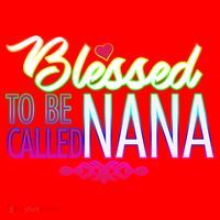 Blessed To Be Called Nana Santa Hat thumb 1