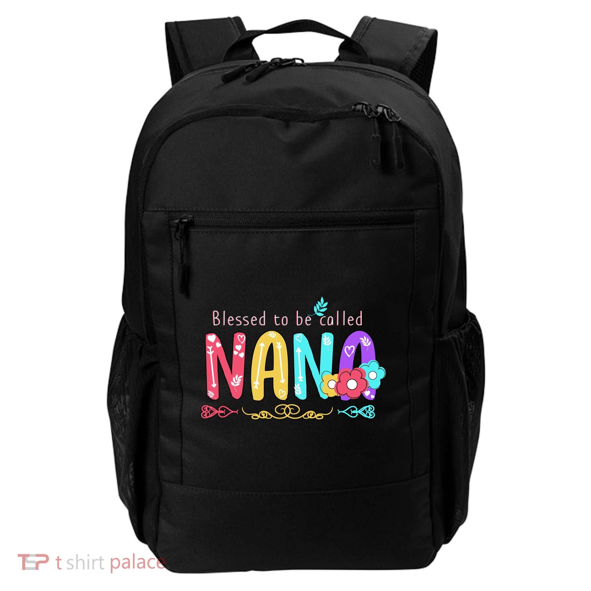 Blessed To Be Called Nana Cute Floral  Backpack
