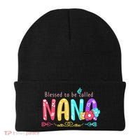 Blessed To Be Called Nana Cute Floral  Beanie thumb 0