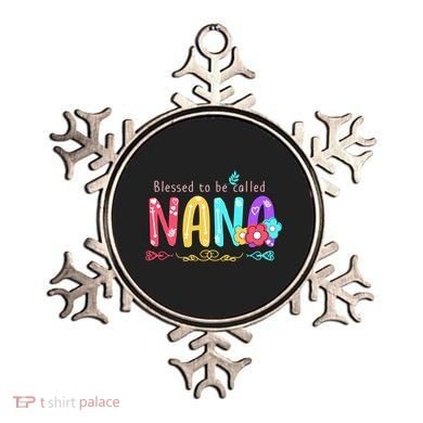 Blessed To Be Called Nana Cute Floral  Ornament