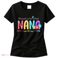 Blessed To Be Called Nana Cute Floral  Women's T-Shirt thumb 0