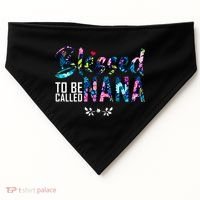 Blessed To Be Called Nana Flower USA-Made Doggie Bandana thumb 0