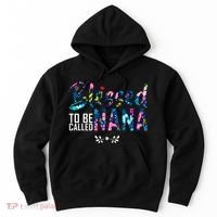 Blessed To Be Called Nana Flower Hoodie thumb 0