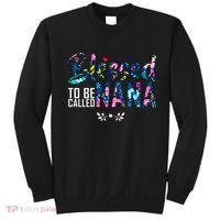 Blessed To Be Called Nana Flower Sweatshirt thumb 0