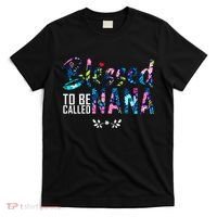 Blessed To Be Called Nana Flower T-Shirt thumb 0