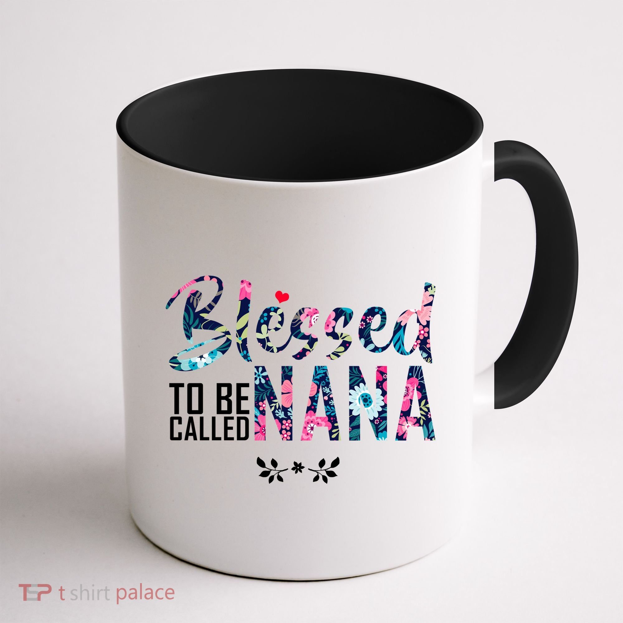 Blessed To Be Called Nana Flower Coffee Mug