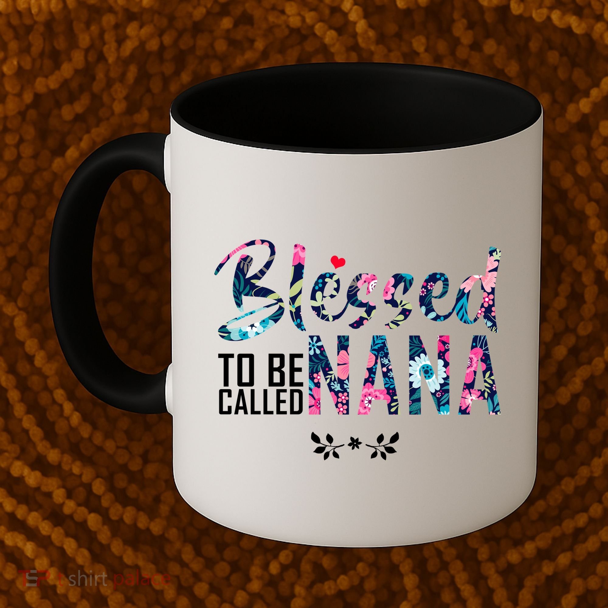 Blessed To Be Called Nana Flower Coffee Mug