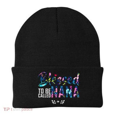 Blessed To Be Called Nana Flower Beanie