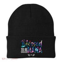 Blessed To Be Called Nana Flower Beanie thumb 0