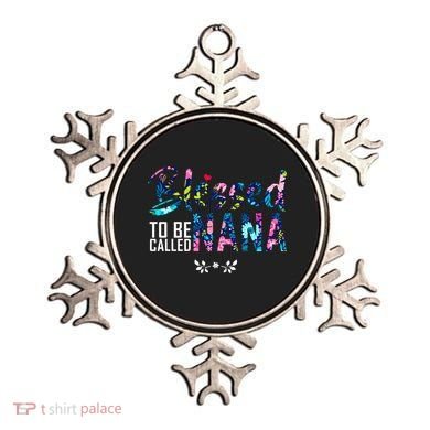 Blessed To Be Called Nana Flower Ornament