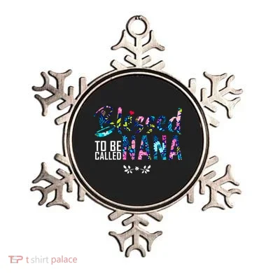 Blessed To Be Called Nana Flower Ornament