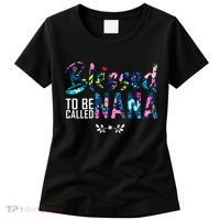 Blessed To Be Called Nana Flower Women's T-Shirt thumb 0