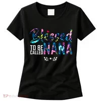 Blessed To Be Called Nana Flower Women's T-Shirt thumb 0