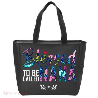 Blessed To Be Called Nana Flower Tote Bag
