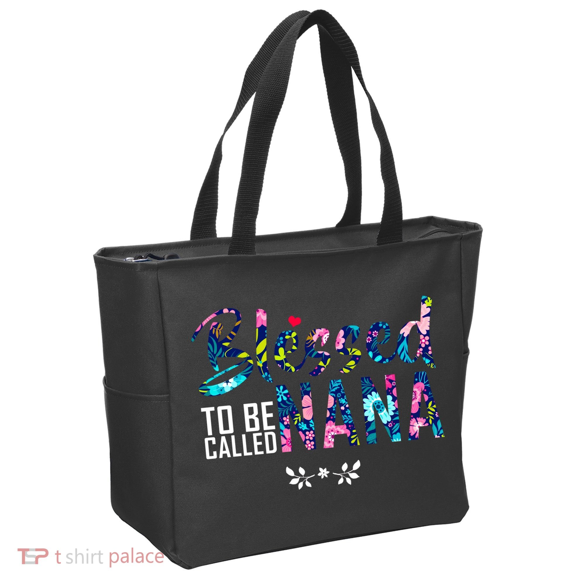 Blessed To Be Called Nana Flower Tote Bag