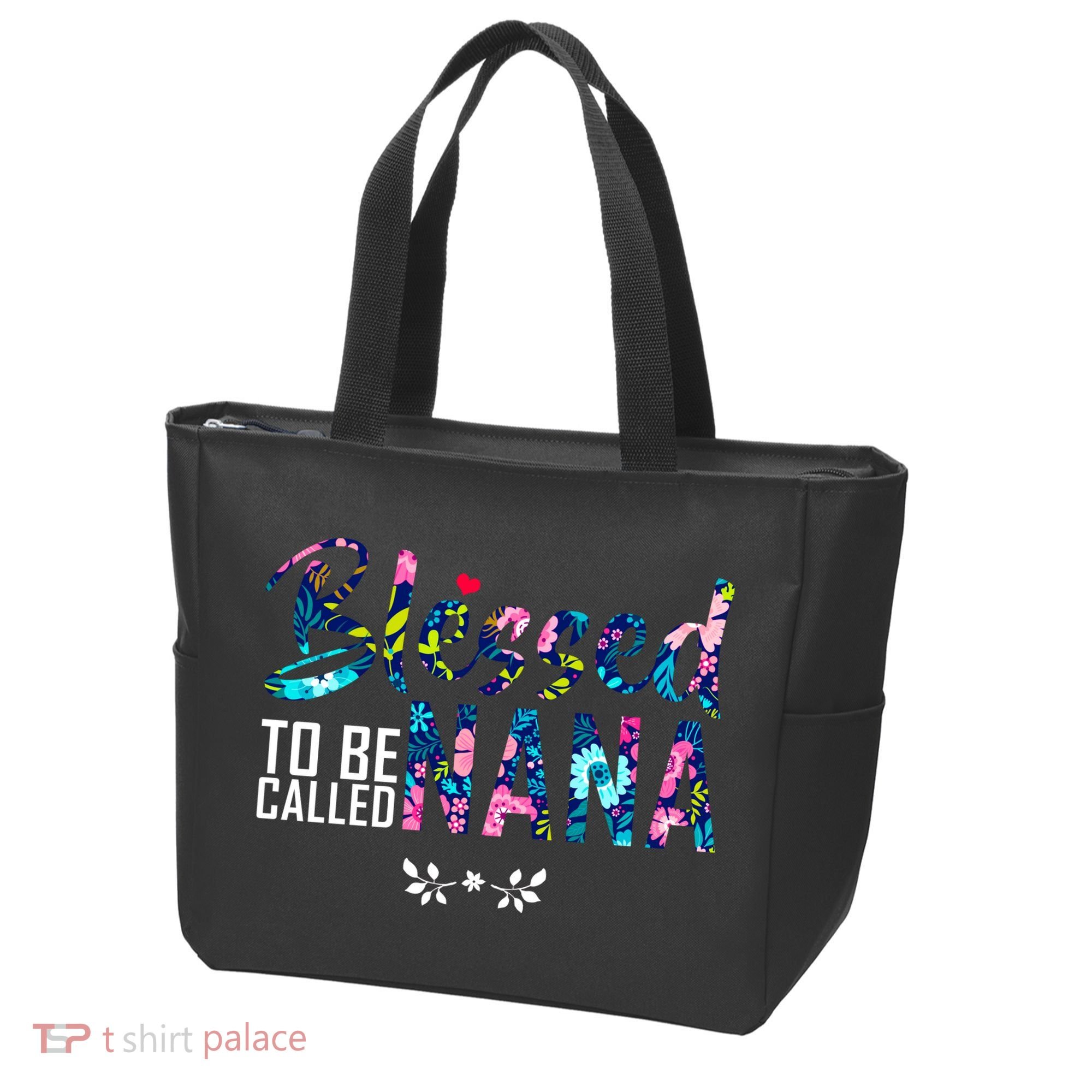 Blessed To Be Called Nana Flower Tote Bag