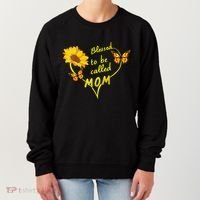 Blessed To Be Mom Butterfly Sun Floral  Women's Sweatshirt thumb 0