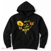 Blessed To Be Mom Butterfly Sun Floral  Hoodie thumb 0