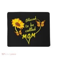 Blessed To Be Mom Butterfly Sun Floral  Mousepad thumb 0