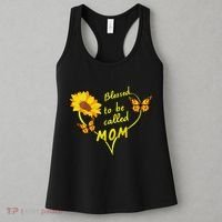 Blessed To Be Mom Butterfly Sun Floral  Women's Tank Top thumb 3