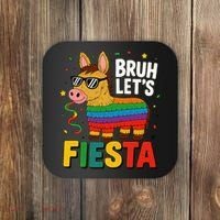 Bruh Lets Fiesta Cinco Mayo Pinata Funny Coaster thumb 0