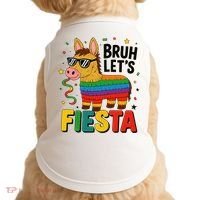 Bruh Lets Fiesta Cinco Mayo Pinata Funny Doggie Tank thumb 0