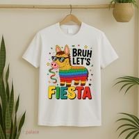 Bruh Lets Fiesta Cinco Mayo Pinata Funny T-Shirt thumb 2