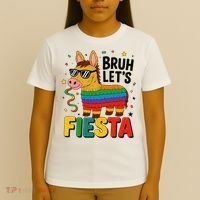 Bruh Lets Fiesta Cinco Mayo Pinata Funny T-Shirt thumb 4