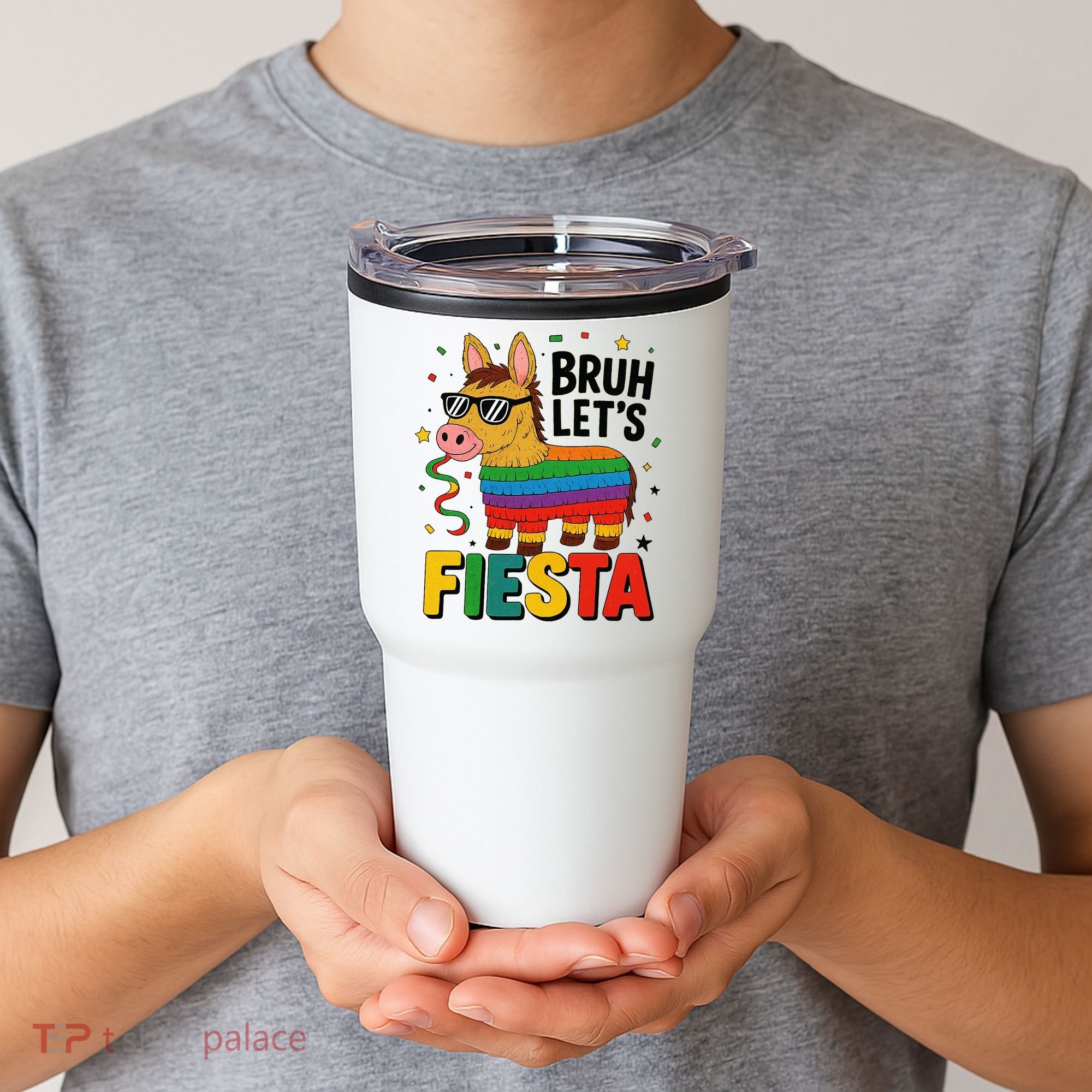 Bruh Lets Fiesta Cinco Mayo Pinata Funny Tumbler
