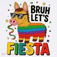 Bruh Lets Fiesta Cinco Mayo Pinata Funny Mousepad thumb 1