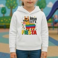 Bruh Lets Fiesta Cinco Mayo Pinata Funny Kids Hoodie thumb 3