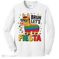 Bruh Lets Fiesta Cinco Mayo Pinata Funny Kids Long Sleeve Shirt thumb 0