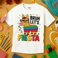 Bruh Lets Fiesta Cinco Mayo Pinata Funny Kids T-Shirt thumb 3