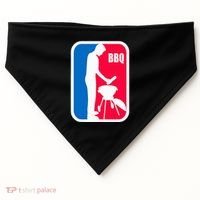 Bbq League Funny Barbecue Cookout Grill USA-Made Doggie Bandana thumb 0