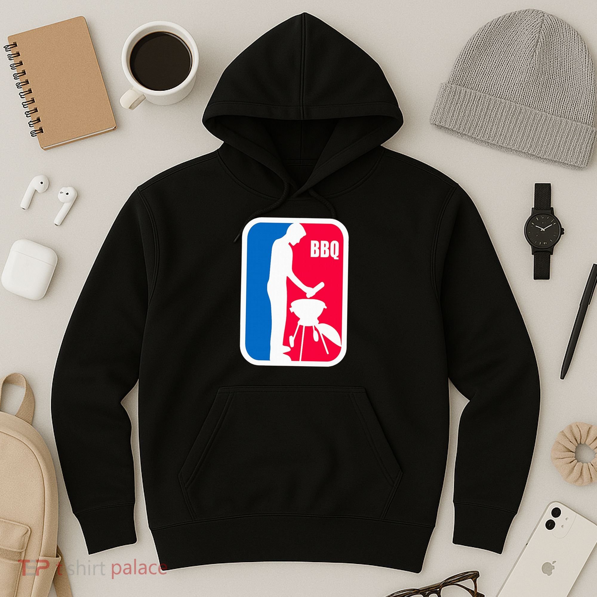 Bbq League Funny Barbecue Cookout Grill Hoodie