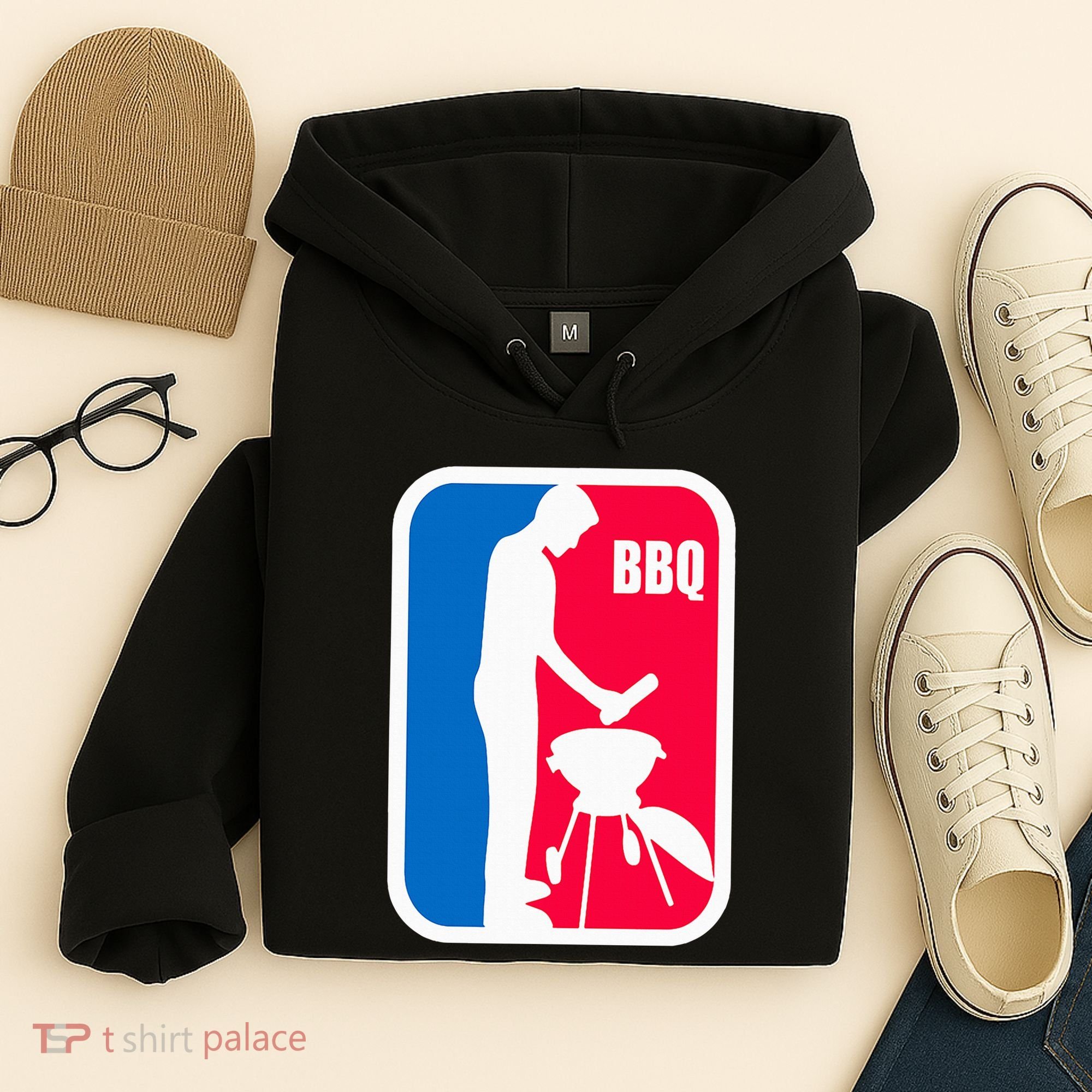 Bbq League Funny Barbecue Cookout Grill Hoodie