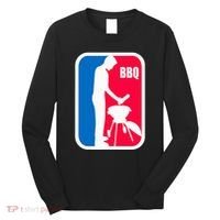 Bbq League Funny Barbecue Cookout Grill Long Sleeve Shirt thumb 0