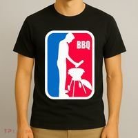 Bbq League Funny Barbecue Cookout Grill T-Shirt thumb 3