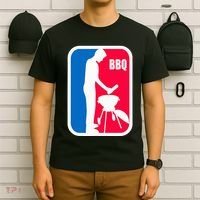 Bbq League Funny Barbecue Cookout Grill T-Shirt thumb 6