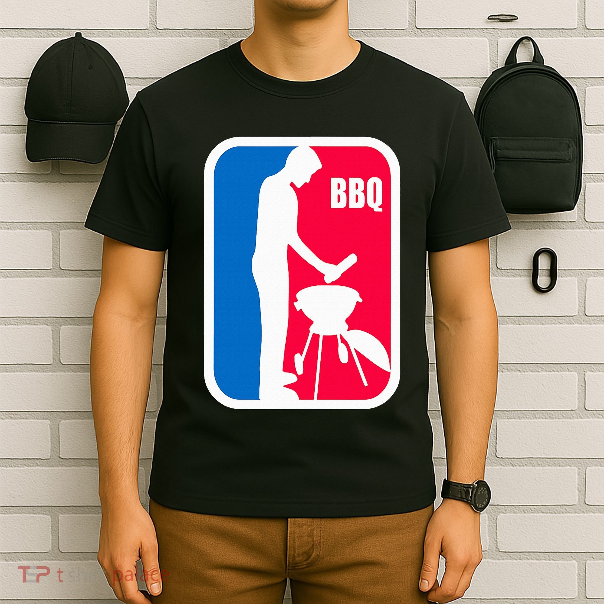 Bbq League Funny Barbecue Cookout Grill T-Shirt