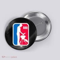 Bbq League Funny Barbecue Cookout Grill Button thumb 0