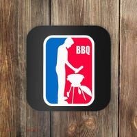 Bbq League Funny Barbecue Cookout Grill Coaster thumb 0