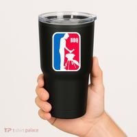 Bbq League Funny Barbecue Cookout Grill Tumbler thumb 2